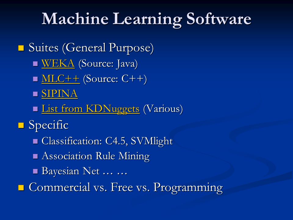 An Exercise in Machine Learning ppt download